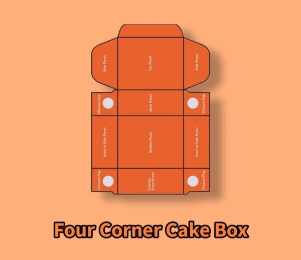 Four Corner Cake Box - Image 2