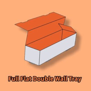 Full Flat Double Wall Tray
